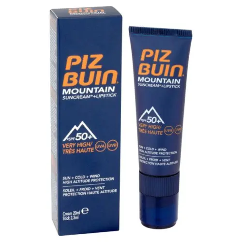 Crème solaire Piz Buin MOUNTAIN +STICK IP50