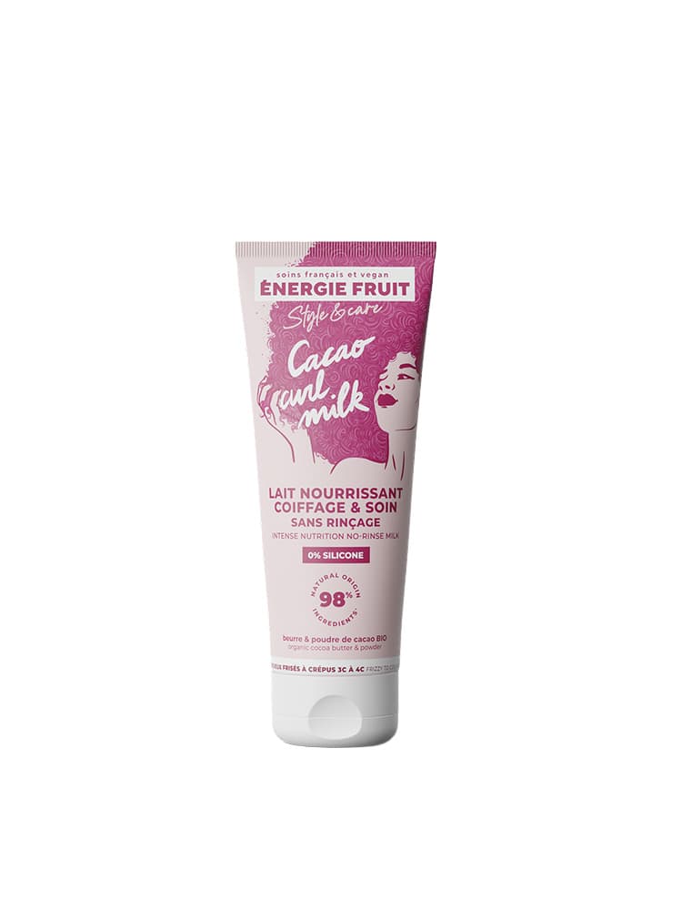 Énergie Fruit Lait Coiffant Sans Rinçage Cheveux Frisés à Crépus 200 ml