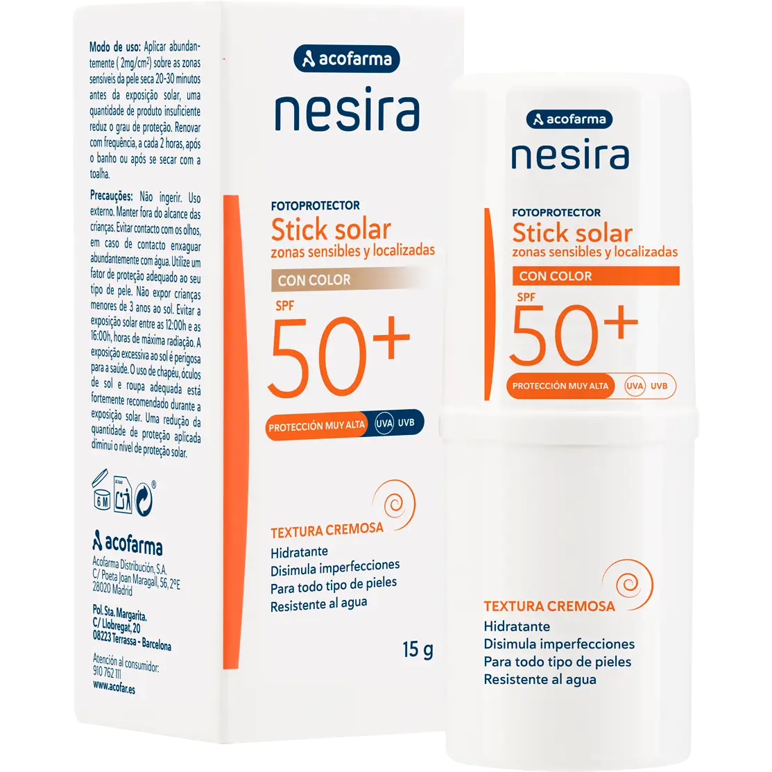 Acofarderm Stick Solaire SPF50 15 g