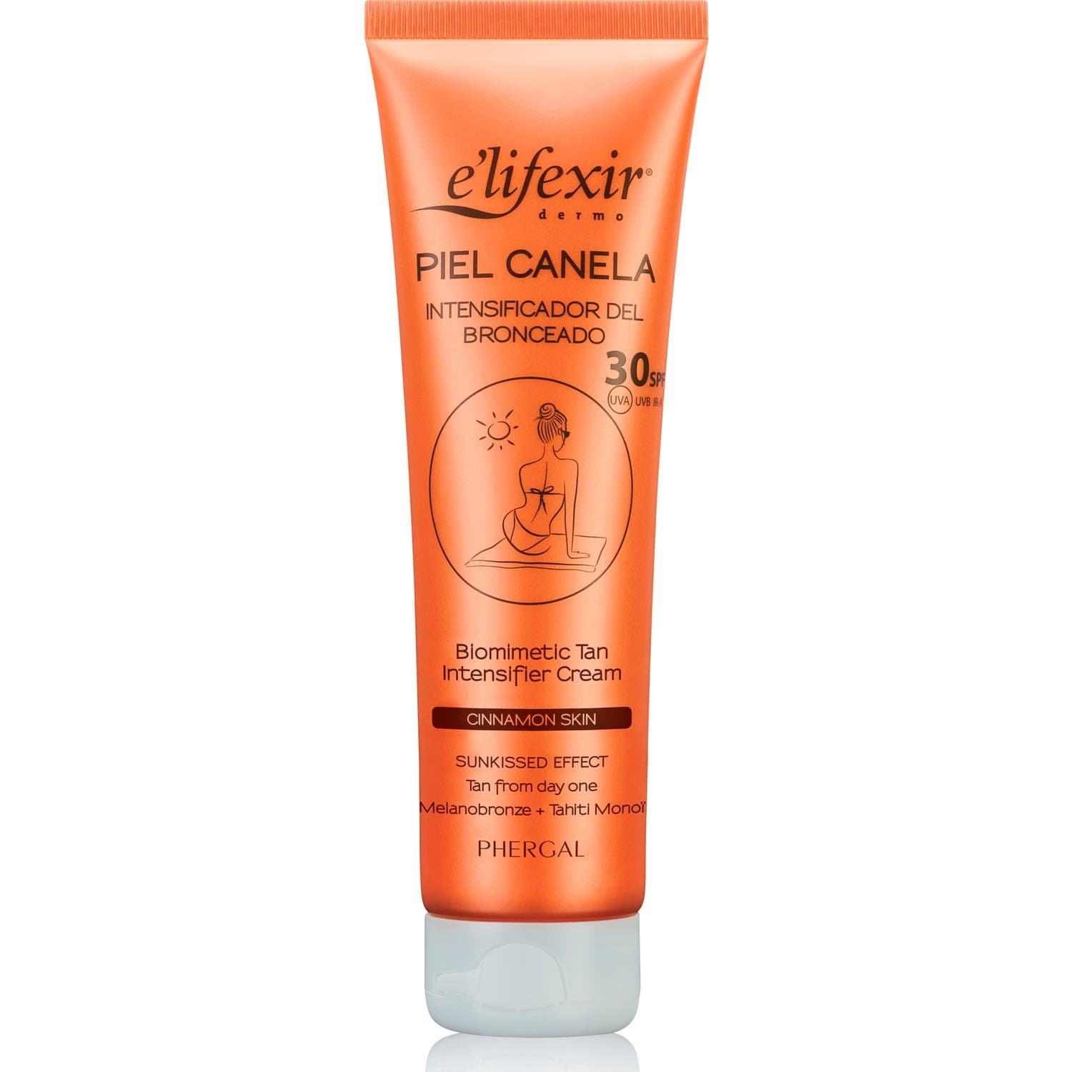 Elifexir Peau Cannelle Intensificateur Bronzage Spf30 150ml