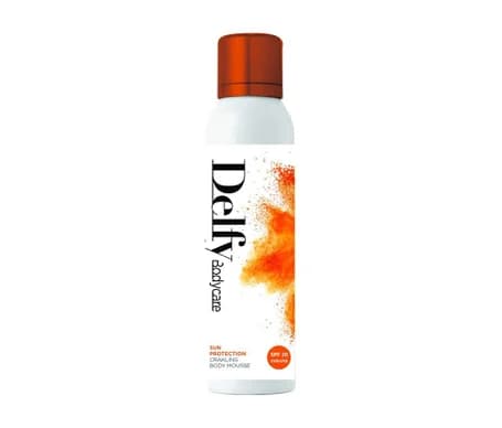 Delfy Crackling Body Mousse Sunscreen SPF20 150ml