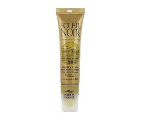 Soleil Noir Soin Vitaminé Crème SPF20 20ml + Stick SPF30 2 g